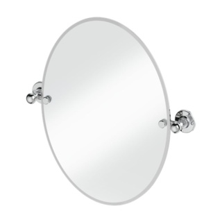 Burlington Oval Mirror with Fixings